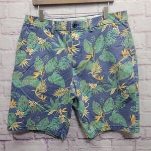 Old Navy Ultimate Slim Chino Shorts Mens 36 Floral Tropical Travel Summerwear